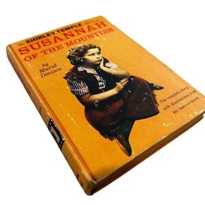 Vintage 1936 Susannah Of The Mounties Shirlley Temple‎ Hardback Book
